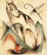 Franz Marc, Seated Mythical Animal (mk34)